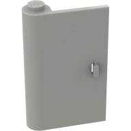 Lego dveře 1x3x4 levé, světle šedá (445 LIGHT GRAY)